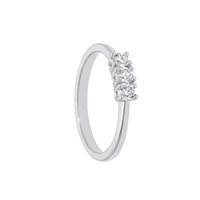 Anello Babila Milano Donna Trilogy in Oro bianco Diamante 0.15 Ct BBB21015C - BBB21020C